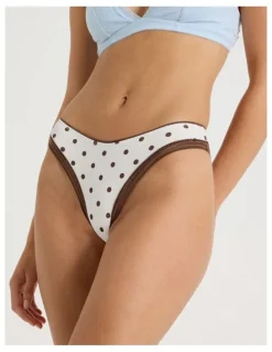Chloe & Lola Lola Cotton Rib Brazilian in Multi