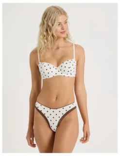 Chloe & Lola Lola Cotton Rib Brazilian in Multi