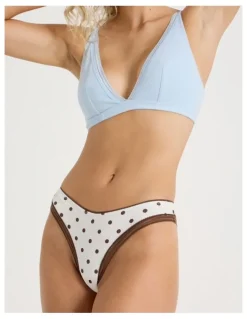 Chloe & Lola Lola Cotton Rib Brazilian in Multi