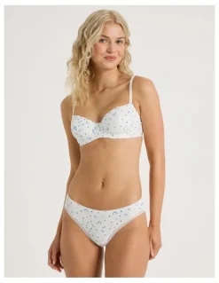 Chloe & Lola Lola Cotton Rib Hipster in Blue