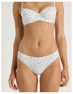 Chloe & Lola Lola Cotton Rib Hipster in Blue