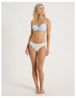 Chloe & Lola Lola Cotton Rib Hipster in Blue