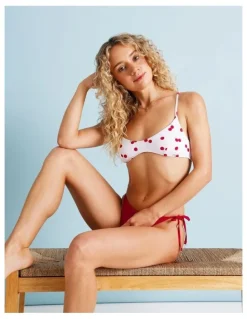 Chloe & Lola Lola Florence Bikini Top in Cherry Ditsy Print