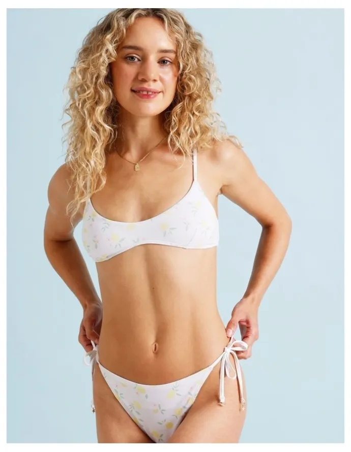 Chloe & Lola Lola Florence Bikini Top in Limoncello Spritz Print