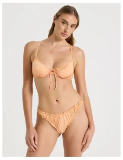 Chloe & Lola Lola Frill Underwire Bra in Apricot