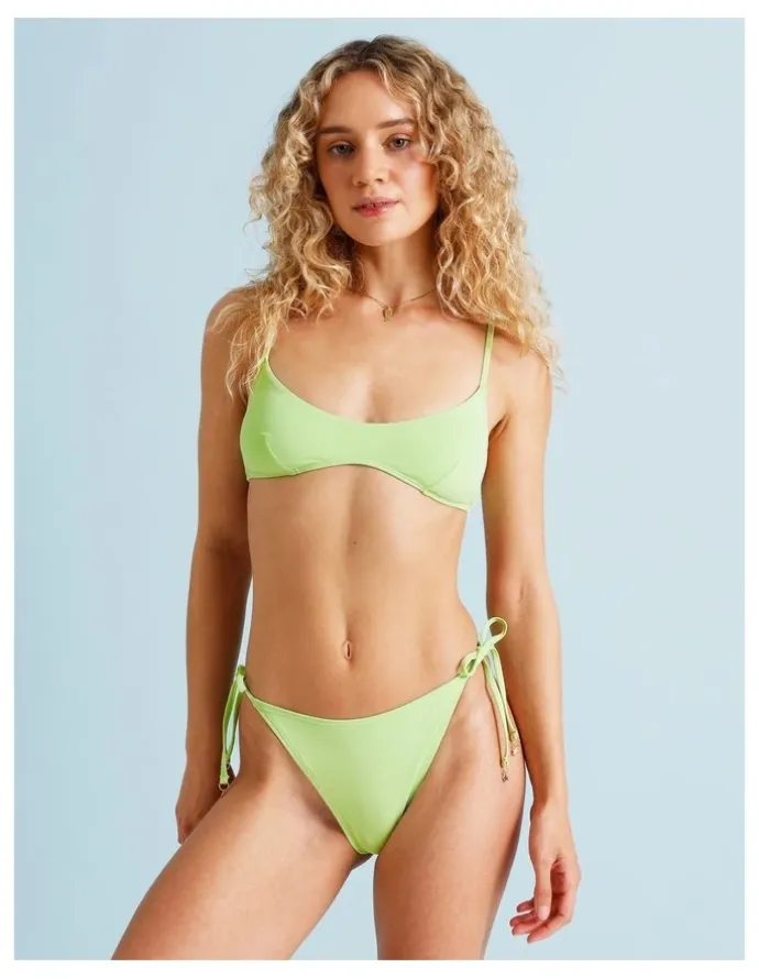 Chloe & Lola Lola Kaia Bikini Bottom in Apple