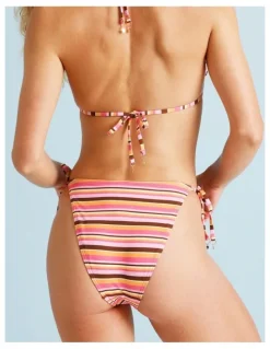 Chloe & Lola Lola Kaia Bikini Bottom in Candy Stripe Print