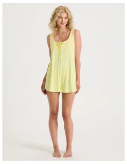 Chloe & Lola Lola Mini Sleep Romper in Yellow