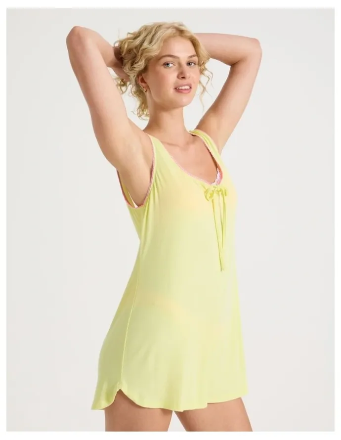 Chloe & Lola Lola Mini Sleep Romper in Yellow