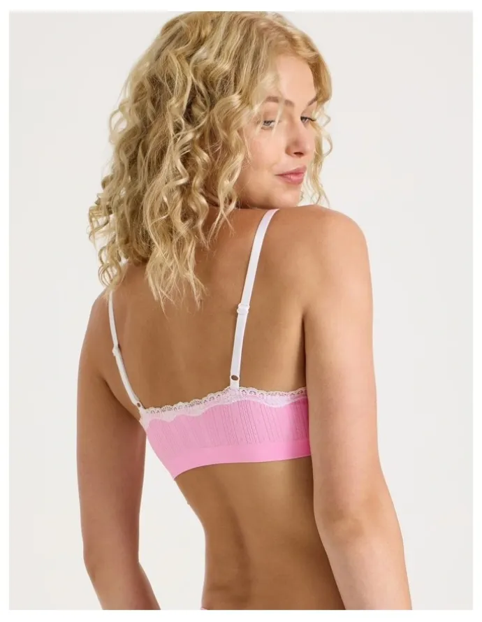 Chloe & Lola Lola Seamless Pointelle Scoop Bralette