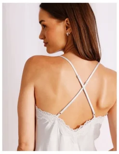 Chloe & Lola Premium Viscose Sain Chemise in Oyster