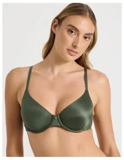 Chloe & Lola Pure Basics Bra in Green