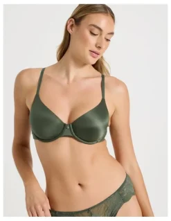 Chloe & Lola Pure Basics Bra in Green