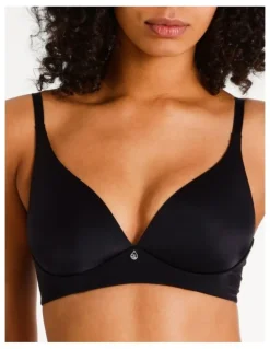 Chloe & Lola Pure Comfort Wirefree Contour Bra in Black