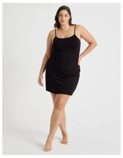 Chloe & Lola Pure Comfort Chemise in Black