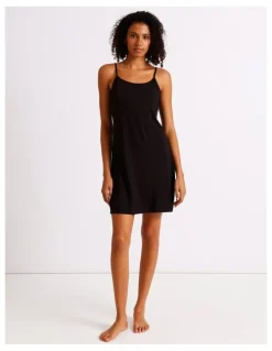 Chloe & Lola Pure Comfort Chemise in Black