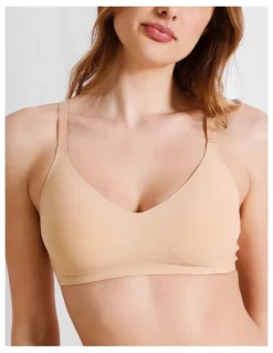Chloe & Lola Pure Comfort Bonded Wirefree Bra in Beige