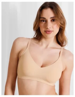 Chloe & Lola Pure Comfort Bonded Wirefree Bra in Beige