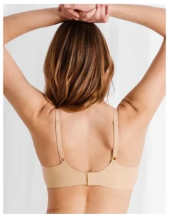 Chloe & Lola Pure Comfort Bonded Wirefree Bra in Beige