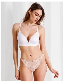 Chloe & Lola Pure Comfort Wirefree Contour Bra in White