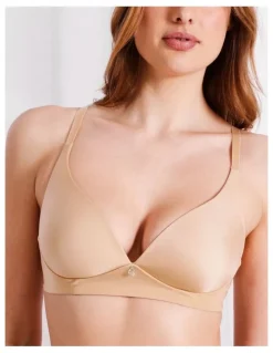 Chloe & Lola Pure Comfort Wirefree Contour Bra in Beige