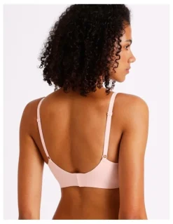Chloe & Lola Pure Comfort Luxe Bonded Lace Bra in Pink