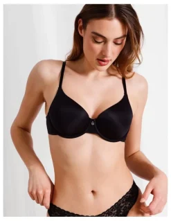 Chloe & Lola Pure Comfort Contour T-shirt Bra in Black