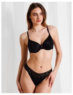 Chloe & Lola Pure Comfort Contour T-shirt Bra in Black