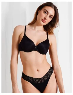 Chloe & Lola Pure Comfort Contour T-shirt Bra in Black