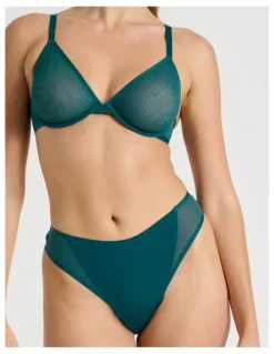 Chloe & Lola Soothe Sheer G String in Teal