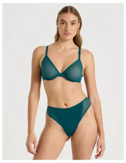 Chloe & Lola Soothe Sheer G String in Teal