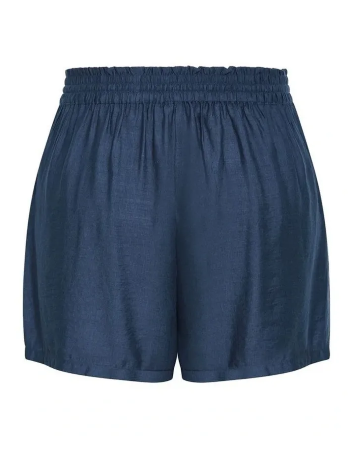 City Chic Emma Relaxed Short in Petrol