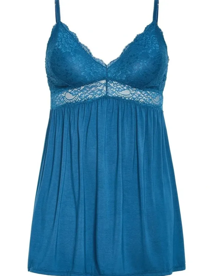 City Chic Plus Size Juliette Chemise in lagoon