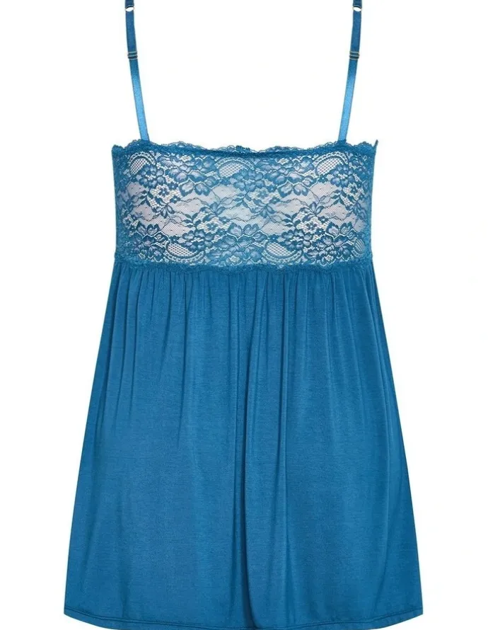 City Chic Plus Size Juliette Chemise in lagoon