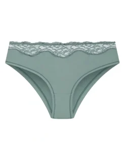 City Chic Plus Size Smooth & Chic Micro Shorty in sage