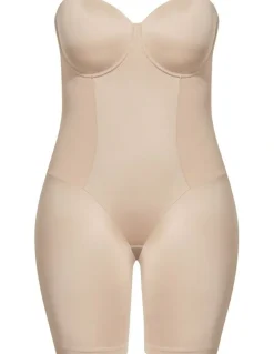 City Chic Plus Size Smooth & Chic Bodyshaper in Latte