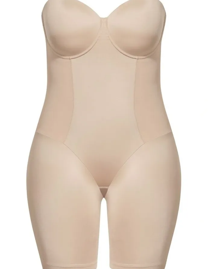 City Chic Plus Size Smooth & Chic Bodyshaper in Latte