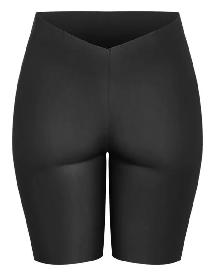 City Chic Plus Size Thigh Shaper in black