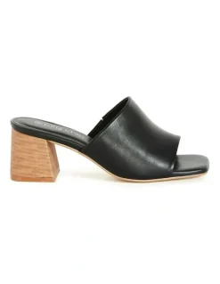 City Chic Wide Fit Hazel Heel in Black