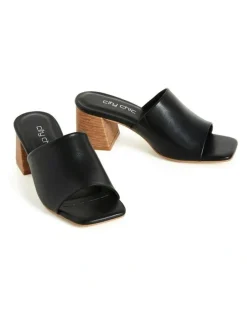 City Chic Wide Fit Hazel Heel in Black