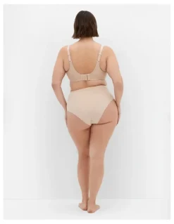 City Chic Wireless Maternity Bra in Latte