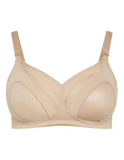 City Chic Wireless Maternity Bra in Latte