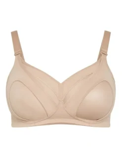 City Chic Wireless Maternity Bra in Latte