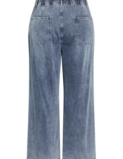 City Chic Plus Size Jorja Wide Leg Jean in light wash