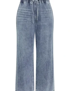 City Chic Plus Size Jorja Wide Leg Jean in light wash
