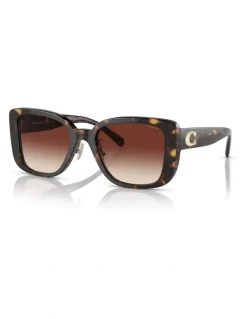 Coach CD472 Sunglasses in Dark Tortoise