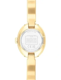 Coach Sammy Ionic Plated Dial Watch in Gold