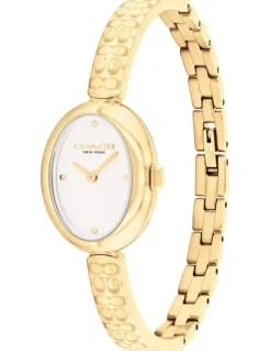 Coach Sammy Ionic Plated Dial Watch in Gold