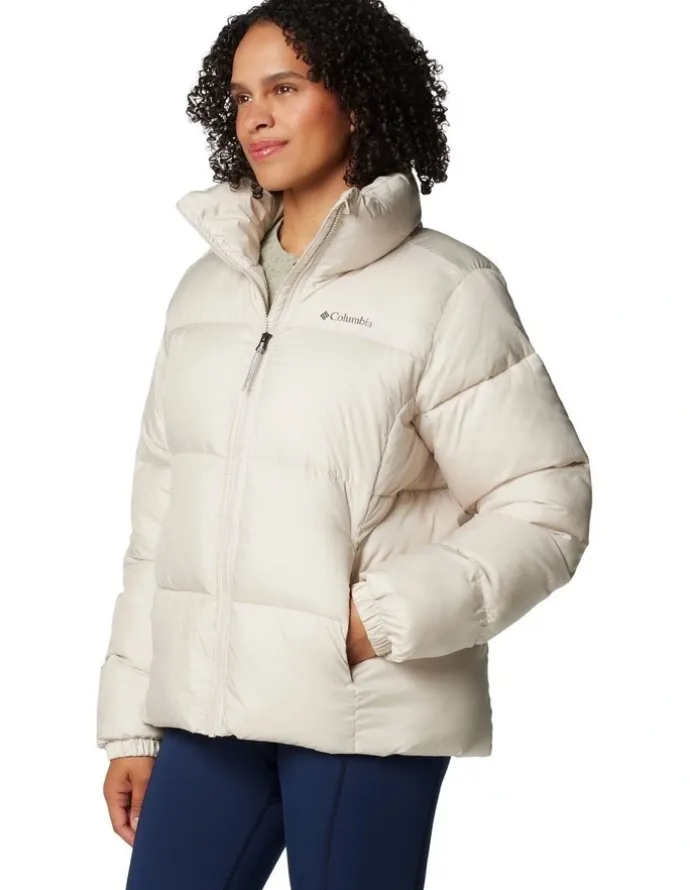 Columbia Puffect II Full Zip Insulated Puffer Jacket in Grey