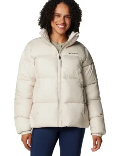 Columbia Puffect II Full Zip Insulated Puffer Jacket in Grey